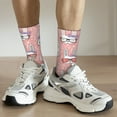 thumbnail image 6 of Rocae Girl Rabbit for Adult Socks Casual Athletic Stretchy Loose Socks for Women Men Non-Slip Middle Tube Socks, 6 of 6