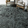 thumbnail image 3 of Hauteloom Minneapolis Wool Living Room, Bedroom Area Rug - Contemporary - Black, Denim, Tan - 2' x 3', 3 of 7