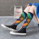 thumbnail image 5 of Balery Vibrant Rainbow Parrot Fantasy Calcetines novedosos Calcetines deportivos Calcetines hasta la rodilla Calcetines de algodón Calcetines originales y geniales, 5 of 6