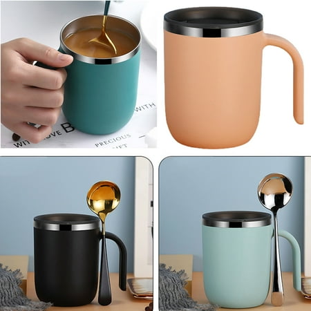 

Walbest Stainless Steel Mug Simple Coffee Cup with Handle Insulated Large Capacity Milk Cup (Not included Lid & Spoon)