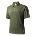 thumbnail image 2 of YDLCAFD Men's Large Size Lapel Short Sleeve Summer Vacation Two Loose Casual Blouse, 2 of 4