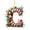 Christmas Elf #C, variant on FACESOW Acrylic Letter Ornament for Christmas Tree, 3.15 Inches Alphabet Hanging Decoration for Personalized DIY Xmas Pendant, Display on Wall Door Window and Home Festive Decor, J Style