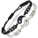 thumbnail image 1 of Pulseras de mejores amigos para 2, pulsera de cordón ajustable Yin Yang a juego para la amistad, la relación, el novio, la novia, el regalo de San Valentín, 1 of 6