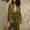 Green, variant on MTBLYS Dresses for Women Summer Solid Color Drop Shoulder Mini Dress Casual Slim Fit Long Sleeve Wrap Beach Dresses Women Summer Dresses