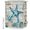 Turquoise, variant on Shower Curtains for Bathroom, Teal Crab Coastal Waterproof Fabric Shower Curtain, Summer Beach Nautical Starfish Retro Decorative Bathroom Curtain for Bathtub, 36"x72", No Hooks Included
