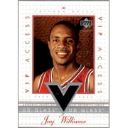 Jay Williams Card 2002-03 UD Glass VIP Access Jersey #JW