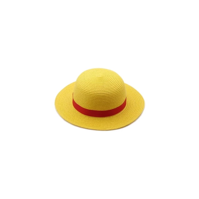 Sombrero de paja Luffy de cosplay de una sola pieza para fans