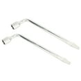 thumbnail image 1 of Tire Lug Wrench, Car Wheel Nut Wrench Double End Galvanized   For Vehicle Maintenance, 1 of 8