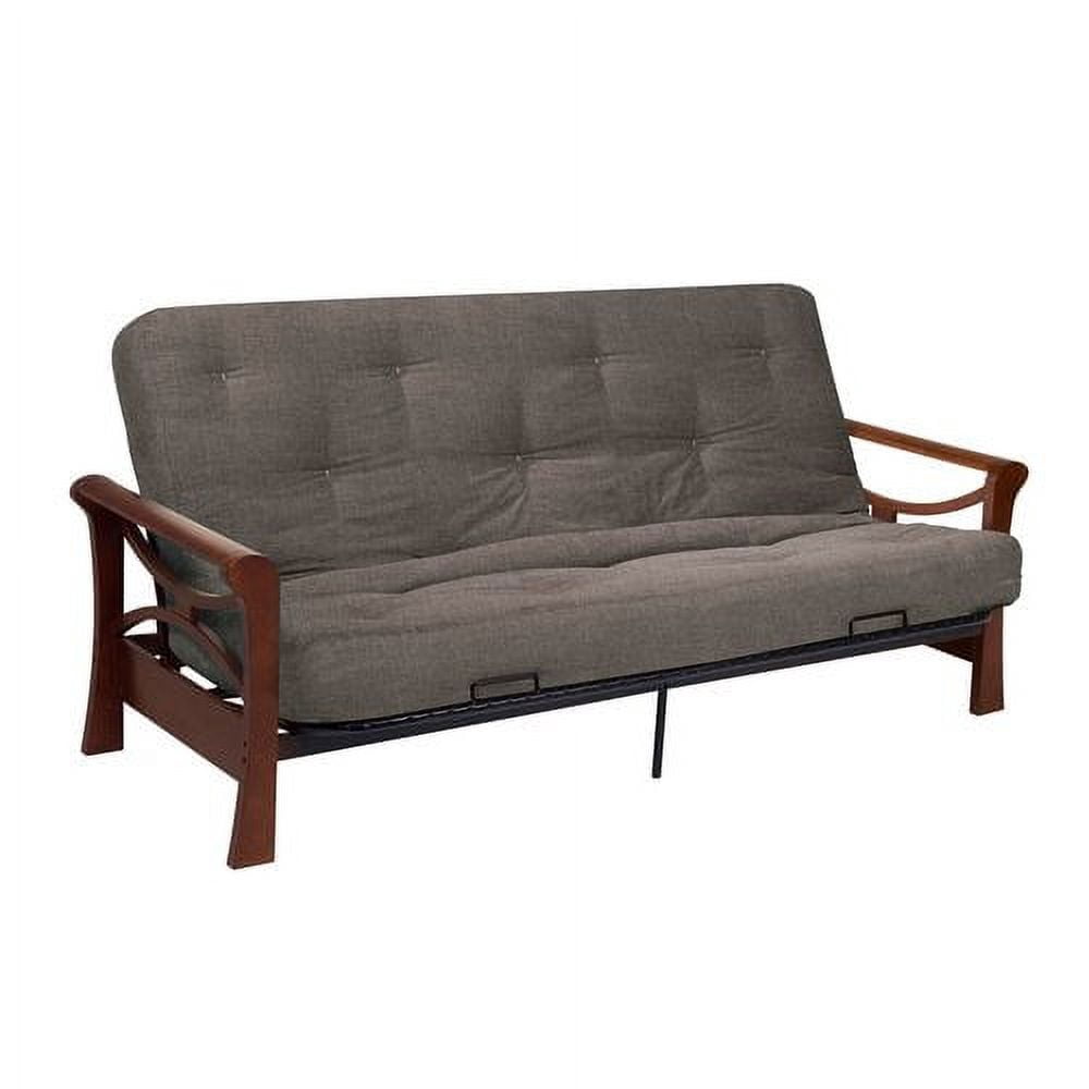 Serta Diablo Dark Cocoa sofa w/ Cypress deco fabric futon