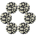 thumbnail image 2 of GZHJMY Daisy Flower Round Placemats Set of 4,Non-Slip Heat Resistant Washable Table Mats for Kitchen Dining Table Decoration,15.4", 2 of 6