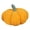 Yellow, variant on Fluffy Curly Fleece Pumpkin Throw Pillow, 7.87in Round Fall Harvest Sofa Decor Cushion