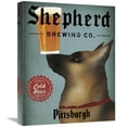thumbnail image 1 of Global Gallery's 'German Shepherd Brewing Co Pittsburgh' By Ryan Fowler Stretched Canvas Wall Art, 1 of 4