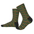thumbnail image 2 of Vsdgher Carnival Mardi Gras Unisex Crew Socks Lightweight Breathable Ventilation Ankle Socks, Mid-calf socks for Daily, 2 of 7