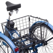 Viribus MC 350 Electric Tricycle for Adults, 24 7-Speed Folding Electric Tricycle with 350W Motor 36V 13Ah Battery Blue,Certified to UL 2849 by SGS