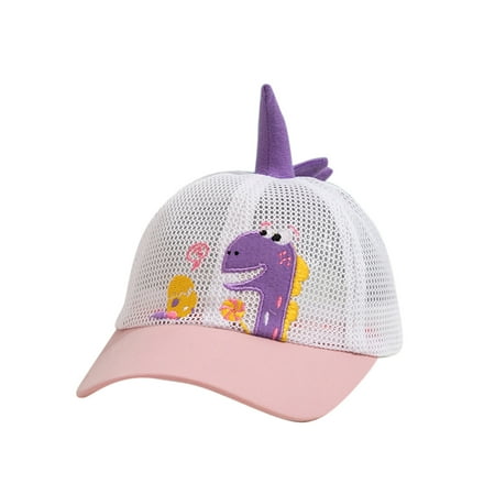 

Children Sun Hat Baseball Cap Breathable Net Embroidery Cartoon Boys Girls Kids Leisure Vacation Daily Cap
