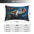 thumbnail image 2 of Balery Ocean Coral Turtle Funda de Cojín Estampada, Regalos para Mujeres, Regalos de Amor para Ella, Regalos para Novia o Esposa, Funda de Almohada-20"x30", 2 of 6