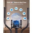 thumbnail image 5 of MERACH Self-Generating Elliptical Machine for Home, Hyper-Quiet Magnetic Drive System, 16.5" Stride, Knob Control Console, 16 Resistance Levels, 330LBS Loading Capacity, 5 of 8
