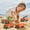 Orange#4 Pcs, variant on syligr 4Pcs Alloy Construction Vehicle Toys Set for Boys Ages 3-6 - Push-Pull Engineering Car Toy, Toddler Dump Truck Play Learning Gifts,Kids Christmas & Birthday Gifts for 4 5 6 7 Years Old Boys