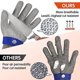 thumbnail image 2 of (m)(1pcs)gants Anti Coupure Gants De Travail Protection Haute Performance Niveau 5 Gant Cuisine Anti Coupure Pour Dcoupe De Viande, Mandolina, D'h, 2 of 5
