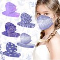 thumbnail image 1 of 50 máscaras faciales desechables navideñas para adultos con diseño, máscara facial festiva de 3 capas con alambre nasal para mujeres y hombres, 1 of 5