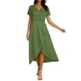thumbnail image 5 of CIENVNSTG Women's Casual Dresses A-Line Long Comfortable Holiday Dress Elegant Versatile Beach Dress, 5 of 5