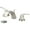 Brushed Nickel, variant on Olympia Faucets L-7372-BN Accent 1.5 GPM Widespread Bathroom Faucet - Nickel