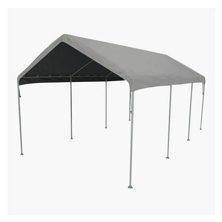 King Canopy Replacement Drawstring Cover 10ft x 20ft, Fits 10ft 8in x 20ft A-Frame, Gray