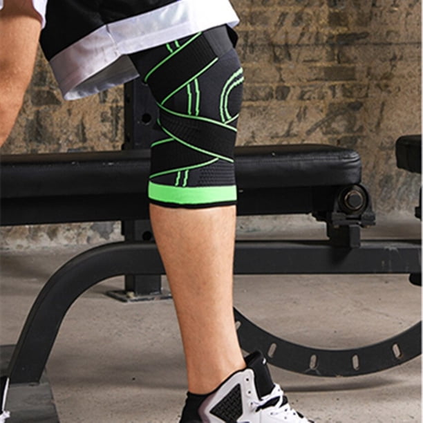 1Pcs Motorcycle Knee Pad Men Protective Knee Protector Equipment Outdoor Cycling Cycling Knee Support Braces Elastic Nylon1 Piece OrangeM He Qiyong unisex
