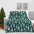 thumbnail image 3 of Christmas Tree Throw Blanket 50x60 Inch Merry Christmas Green Blankets Soft Lightweight Cozy Plush Blanket for Holiday Xmas Christmas Decor Gifts, 3 of 6