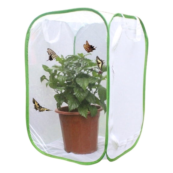 Butterfly Cage Net Pop-up Terrarium for Insects 23.6 inch Tall Explore Nature Safely, Collapsible