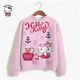 thumbnail image 4 of Sudadera con estampado de gran tamaño para mujer, sudadera holgada de estilo anime de otoño 2024, sudaderas con capucha de alta calidad con estampado de Hello Kitty para niña, 4 of 5