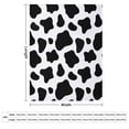 thumbnail image 2 of Cow Print Soft Print Blanket Throw Blankets Warm Cozy Lightweight Couch Blanket Stuff Gifts for Women Mom Teens, 2 of 5
