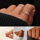 thumbnail image 3 of Anillo Abierto De Corazón De Melocotón Cruzado, Anillo De Dedo De Moda, Anillos Abiertos Ajustables, Regalo De Joyería Femenina Minnieouse AP006042-00, 3 of 6