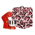 thumbnail image 3 of ZIATUBLES Kitchen Mixer Cover Multi-Functional Stand Mixer Dust Cover with Adjustable Drawstring to Keep Kitchen Mixer Clean for 6-8 Quart Standing Mixer, Pink Leopard Print, 3 of 7