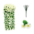 thumbnail image 6 of AYktou Artificial Hanging Flowers, 19.6 Inch Artificial Violet Flower Hanging Plants Violet Vines, UV Resistant Wall Wisteria Basket Hanging Garland, Silk Flowers Faux Flower Spring Summer Decor, 6 of 6