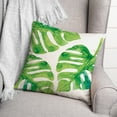 thumbnail image 3 of Creative Products Watercolor Palm Leaf Throw Pillow - 18x18, 3 of 3