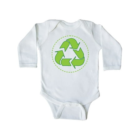 

Inktastic Recycle Conserve Earth Day Gift Baby Boy or Baby Girl Long Sleeve Bodysuit
