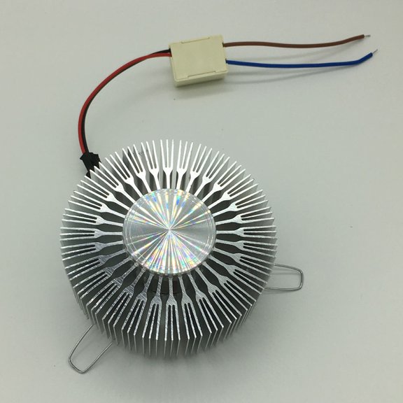 GOOHOCHY LED Indoor Lamp White Aluminum Flower Shape Spotlight for Living Room Kitchen Office 3W