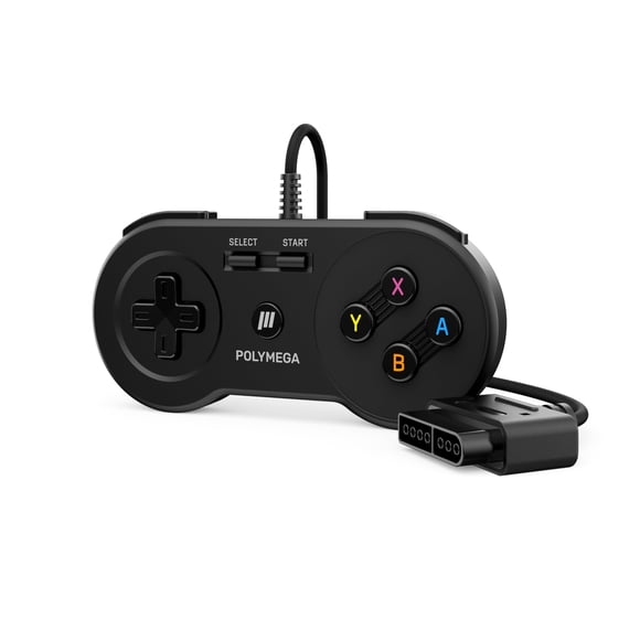 Controlador de Videojuego Polymega RC02 con Cable para Puerto SNES