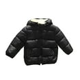 thumbnail image 2 of Godderr 1-5 Years Girls Boys Winter Fall Jackets Coats Toddler Short Fleece Coats Baby Soft Snowsuit Outwears with Hoodie Latest Fashion Jackets, 2 of 8