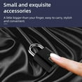 thumbnail image 3 of Tsa P16 Fingerprint Padlock Biometric Metal Keyless Thumbprint Lock with USB Charging Black, 3 of 5