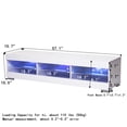 thumbnail image 2 of HOMMPA Adjustable Shelves Television Stands with LED Lights, MDF White, 57 x 15.7 x 12.59 Inches, 2 of 11