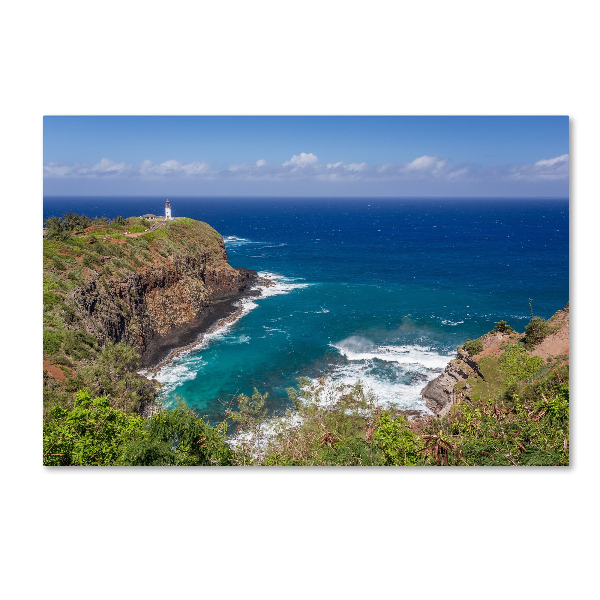 Trademark Fine Art 'Kilauea Lighthouse' Canvas Art by Pierre Leclerc