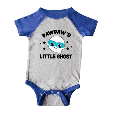 

Inktastic Cute Pawpaw s Little Ghost with Stars Gift Baby Boy or Baby Girl Bodysuit