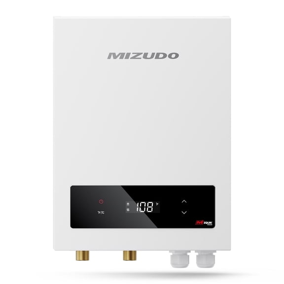 Mizudo EQUIK Classic 24 kW 4.0 GPM 240-Volt Touch Screen Residential Tankless Electric Instant Hot Water Heater