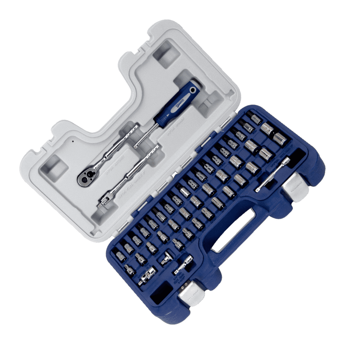 Williams 50601 1/4-Inch Drive Deluxe Socket Set, 47-Piece