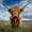 Highland Cow Grassland, variant on Yayeee 8 Pack Cabinet Knobs with Screws Round Zinc Drawer Pulls for Kitchen, Highland Cow Funny Expression
