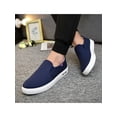 thumbnail image 4 of Mens Casual Slip on Shoes Canvas Comfortable Lightweight Loafers Non-Slip  Sneakers Breathable Shoes Trend Men's Casual Cloth Shoes Board Shoes, 4 of 6