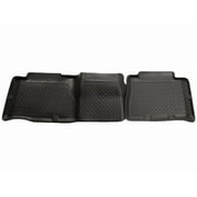 Husky Liners Classic Style Floor Mats | Fits 2000 - 2006 Chevrolet Tahoe & GMC Yukon; 2002 - 2006 Cadillac Escalade; 2003 - 2007 Hummer H2 | 2nd Row, 2-pc Black - 61451