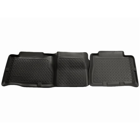Husky Liners Classic Style Floor Mats | Fits 2000 - 2006 Chevrolet Tahoe & GMC Yukon; 2002 - 2006 Cadillac Escalade; 2003 - 2007 Hummer H2 | 2nd Row, 2-pc Black - 61451